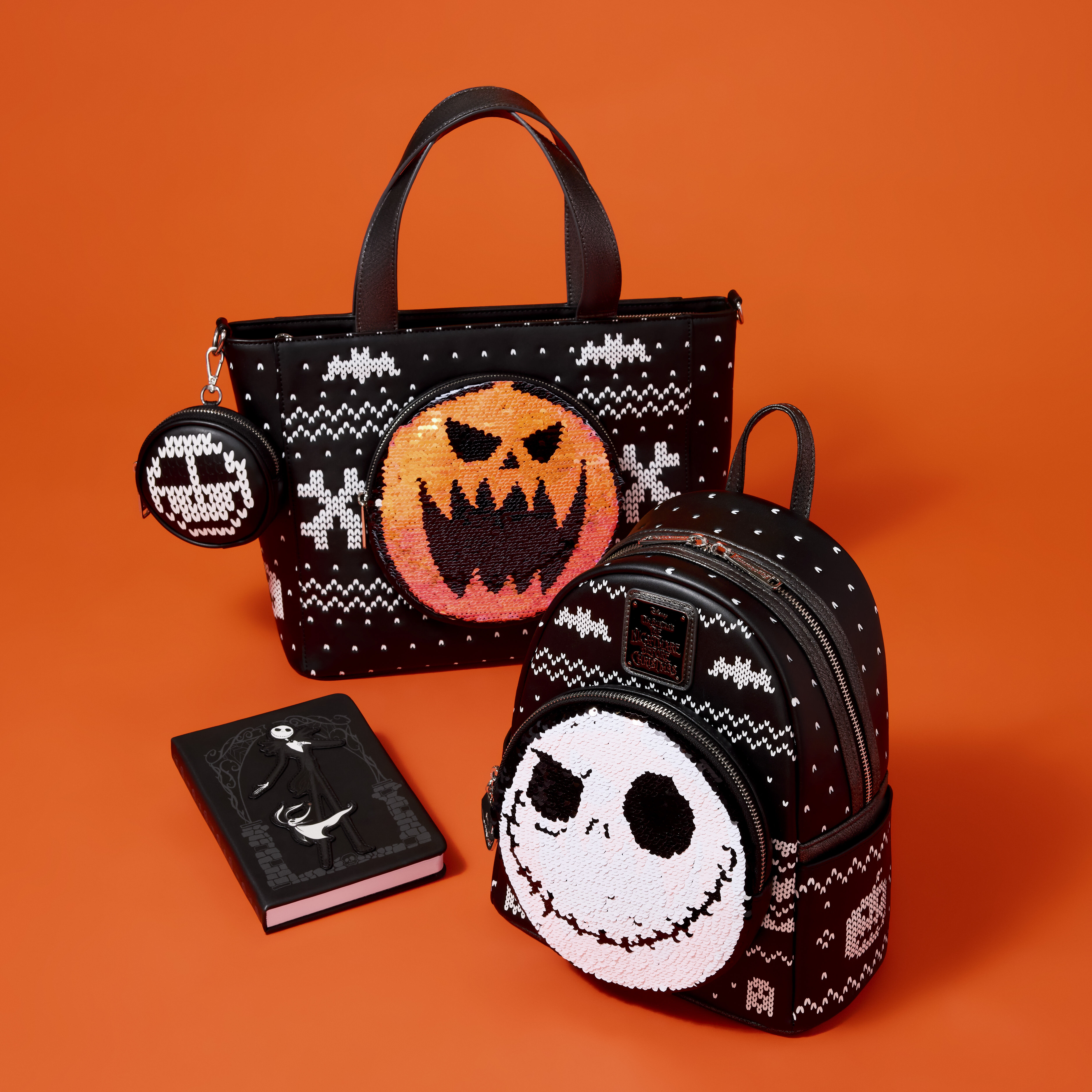 The Nightmare Before Christmas Jack Skellington Reversible Sequins
